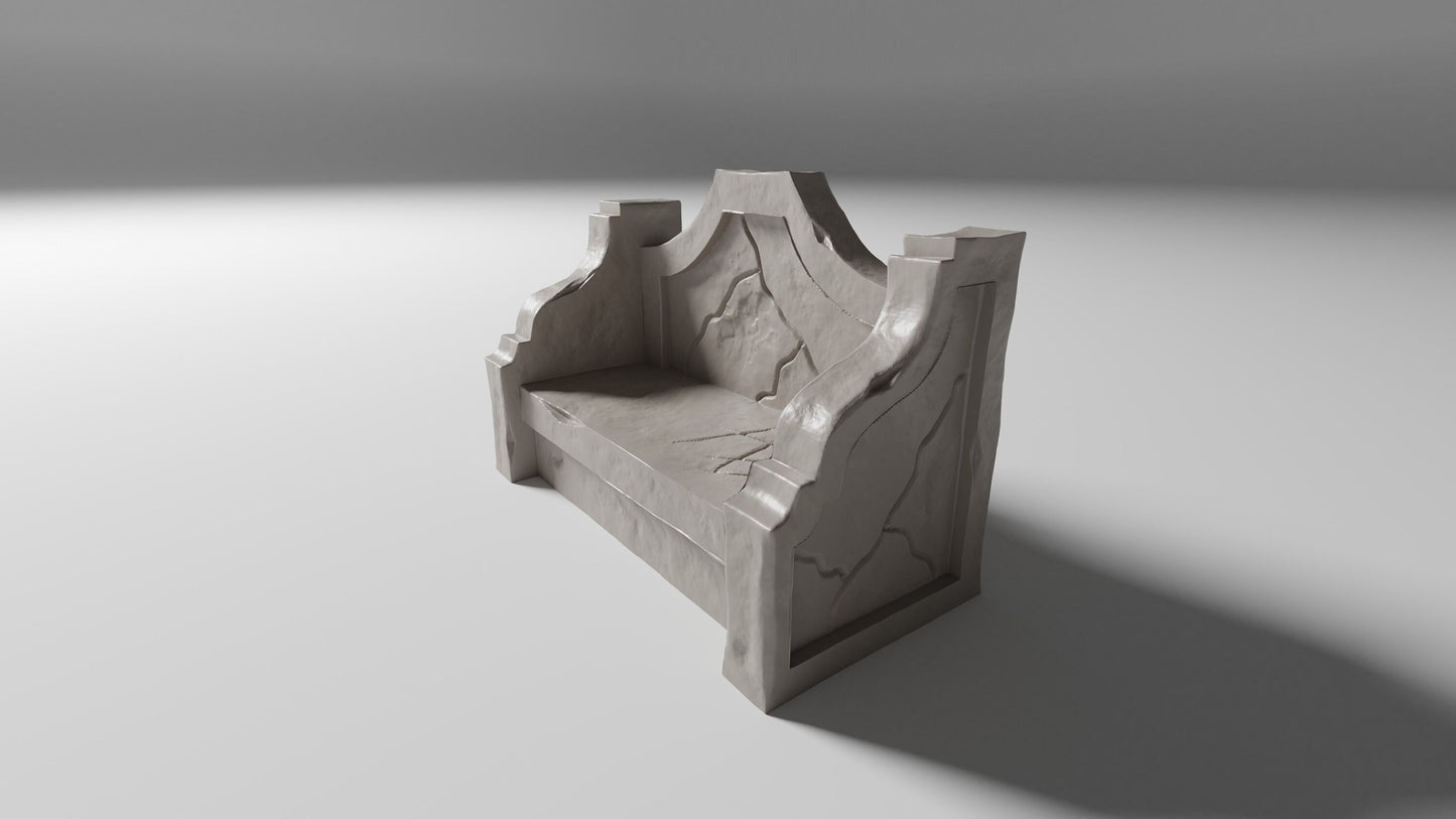 Graveyard Church Pew Scatter  | RPG Minis | DND | D&D | RPG | Tabletop Gaming |  From The Pilgrim Terrain