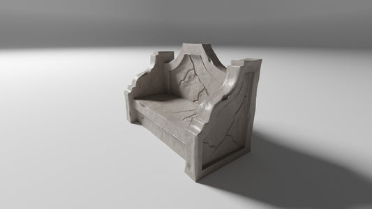 Graveyard Church Pew Scatter  | RPG Minis | DND | D&D | RPG | Tabletop Gaming |  From The Pilgrim Terrain