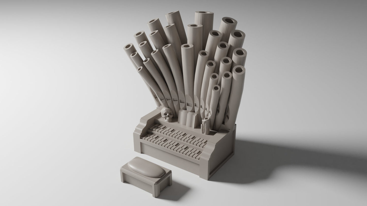 Pipe Organ Scatter - 4 Variations  | RPG Minis | DND | D&D | RPG | Tabletop Gaming |  From The Pilgrim Terrain