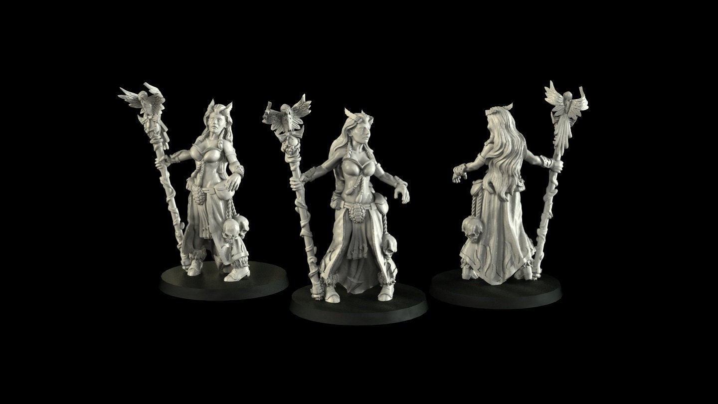 Tiefling Miniatures - 6 Variations  | RPG Minis | D&D | DND | RPG | Tabletop Gaming |  From Cross Lances