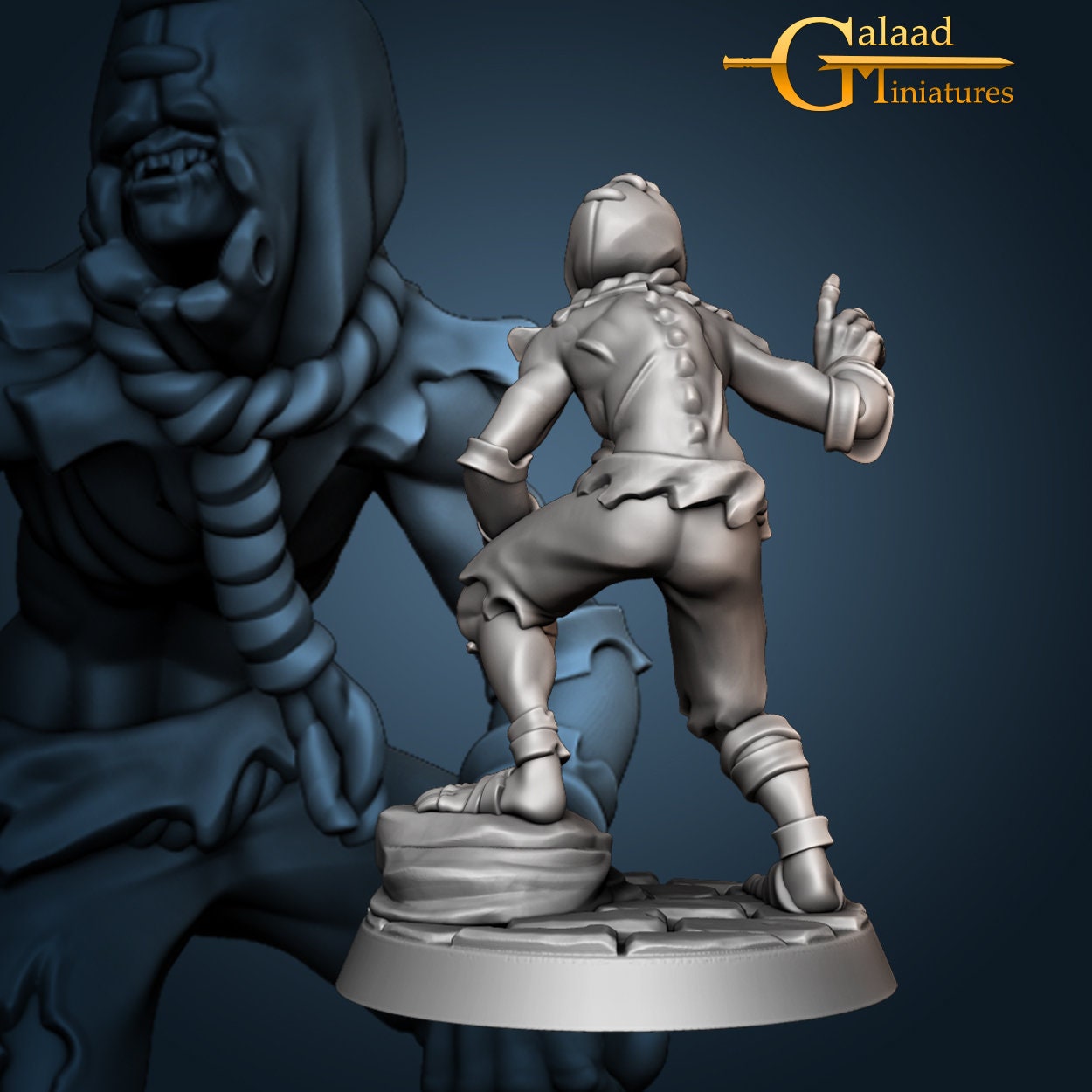 Ghoul Miniature  | RPG Minis | D&D | DND | RPG | Tabletop Gaming |  From Galaad Miniatures