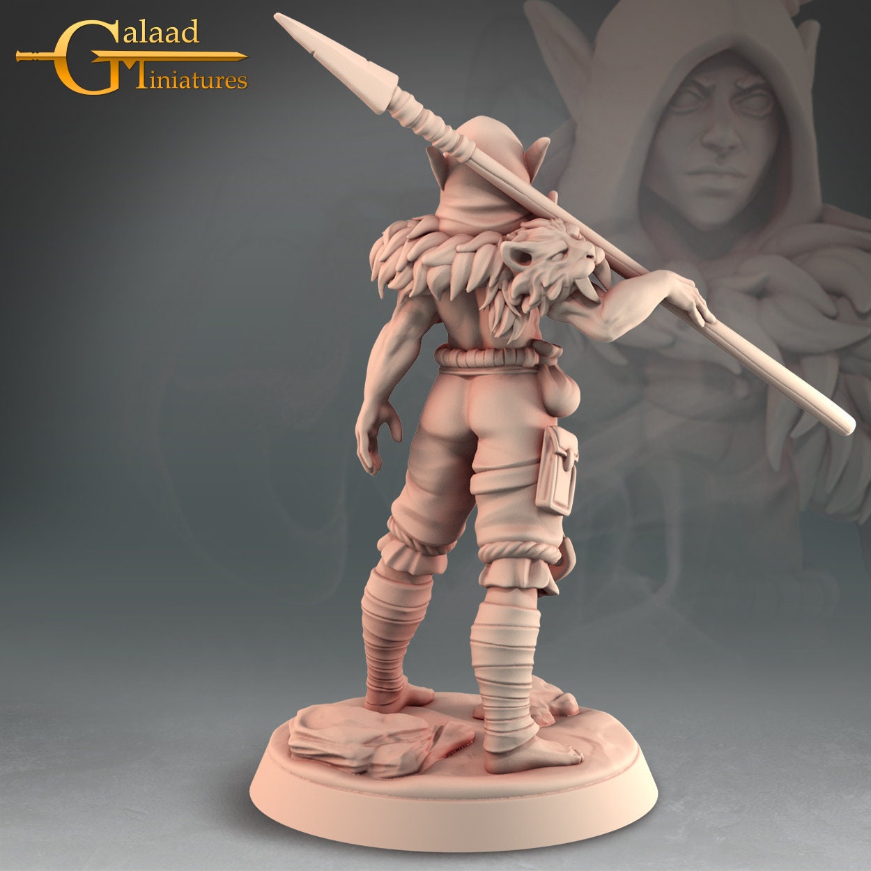 Male Elf Ranger Miniature  | RPG Minis | D&D | DND | RPG | Tabletop Gaming |  From Galaad Miniatures