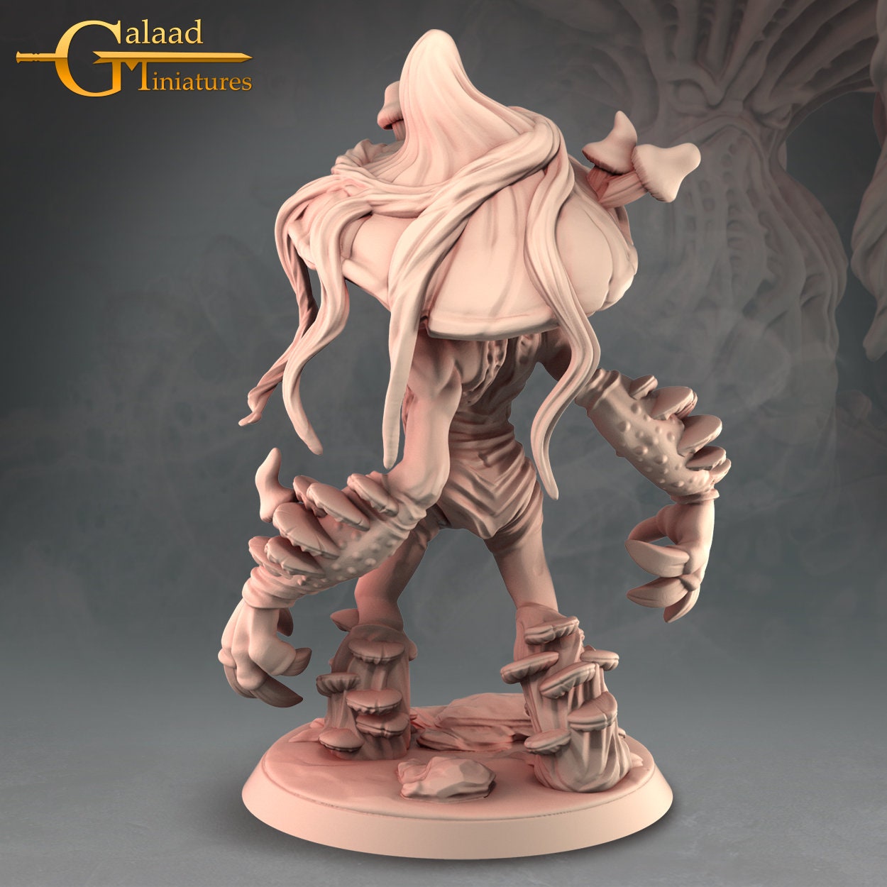 Myconid Boss Miniature  | RPG Minis | D&D | DND | RPG | Tabletop Gaming |  From Galaad Miniatures