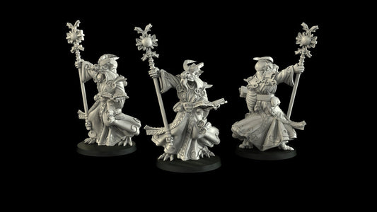 Dragonborn Wizard Miniature  | RPG Minis | D&D | DND | RPG | Tabletop Gaming |  From Cross Lances