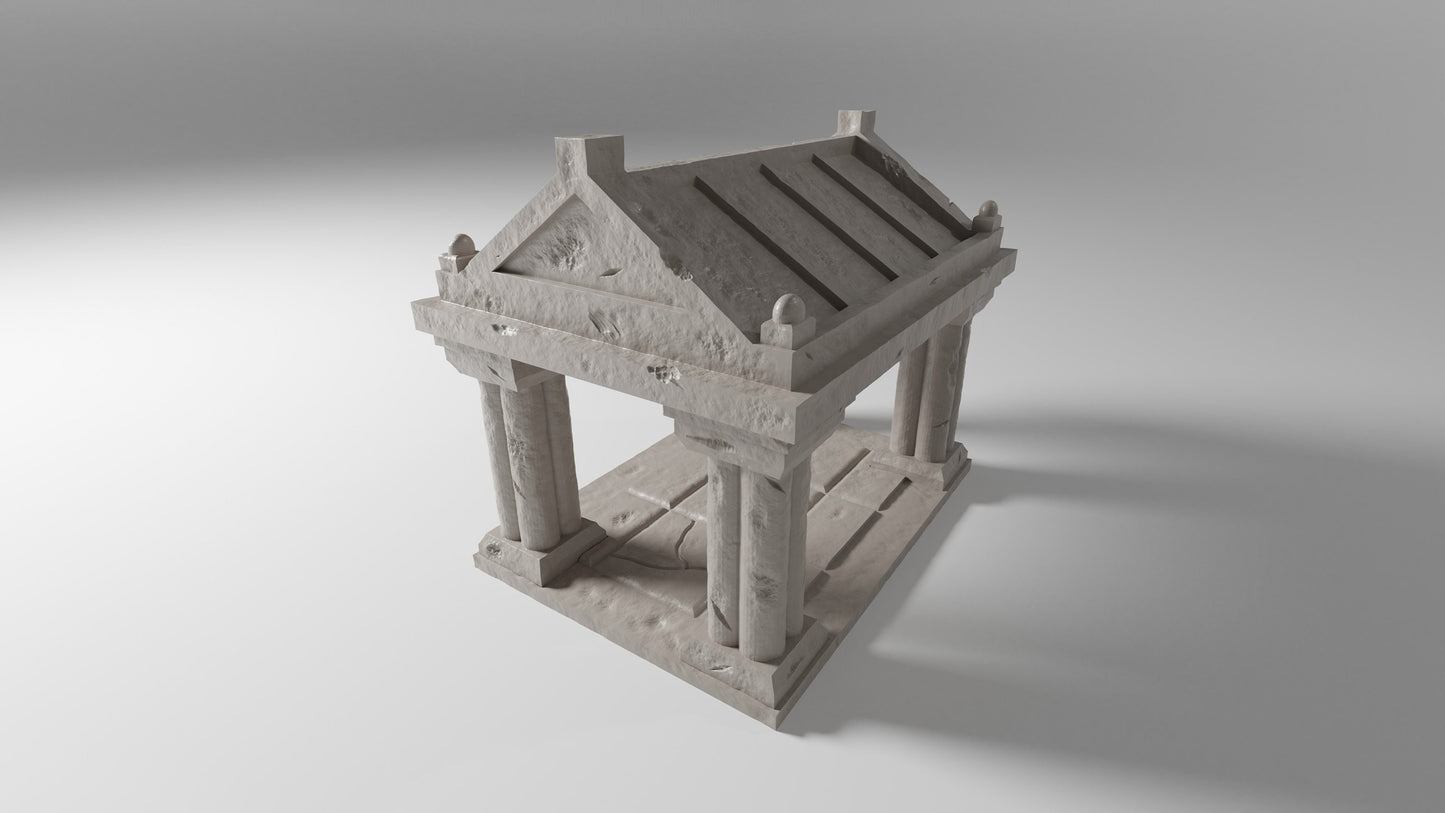 Modular Mausoleum Terrain | RPG Minis | DND | D&D | RPG | Tabletop Gaming | Fantasy Miniatures | From The Pilgrim Terrain