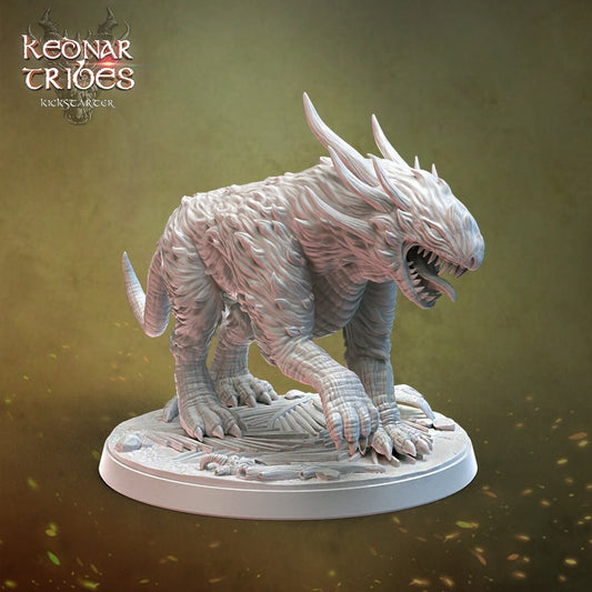 Huge Drake Miniature  | RPG Minis | D&D | DND | RPG | Tabletop Gaming |  From Cursed Forge Miniatures