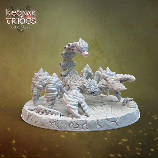 Giant Scorpion Miniature  | RPG Minis | D&D | DND | RPG | Tabletop Gaming |  From Cursed Forge Miniatures