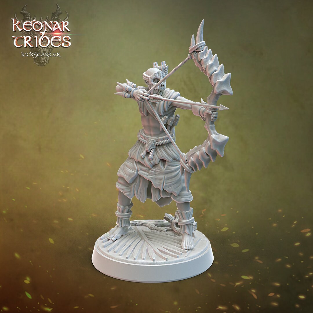 Desert Ranger Miniature  | RPG Minis | D&D | DND | RPG | Tabletop Gaming |  From Cursed Forge Miniatures