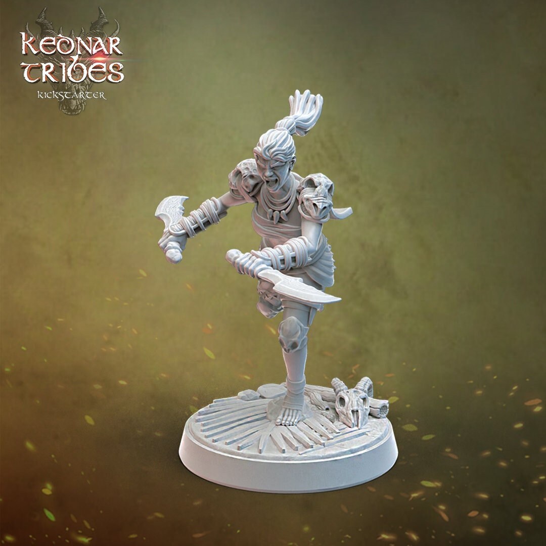 Desert Rogue Miniature  | RPG Minis | D&D | DND | RPG | Tabletop Gaming |  From Cursed Forge Miniatures