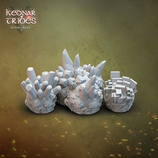 Crystal Terrain  | RPG Minis | D&D | DND | RPG | Tabletop Gaming |  From Cursed Forge Miniatures