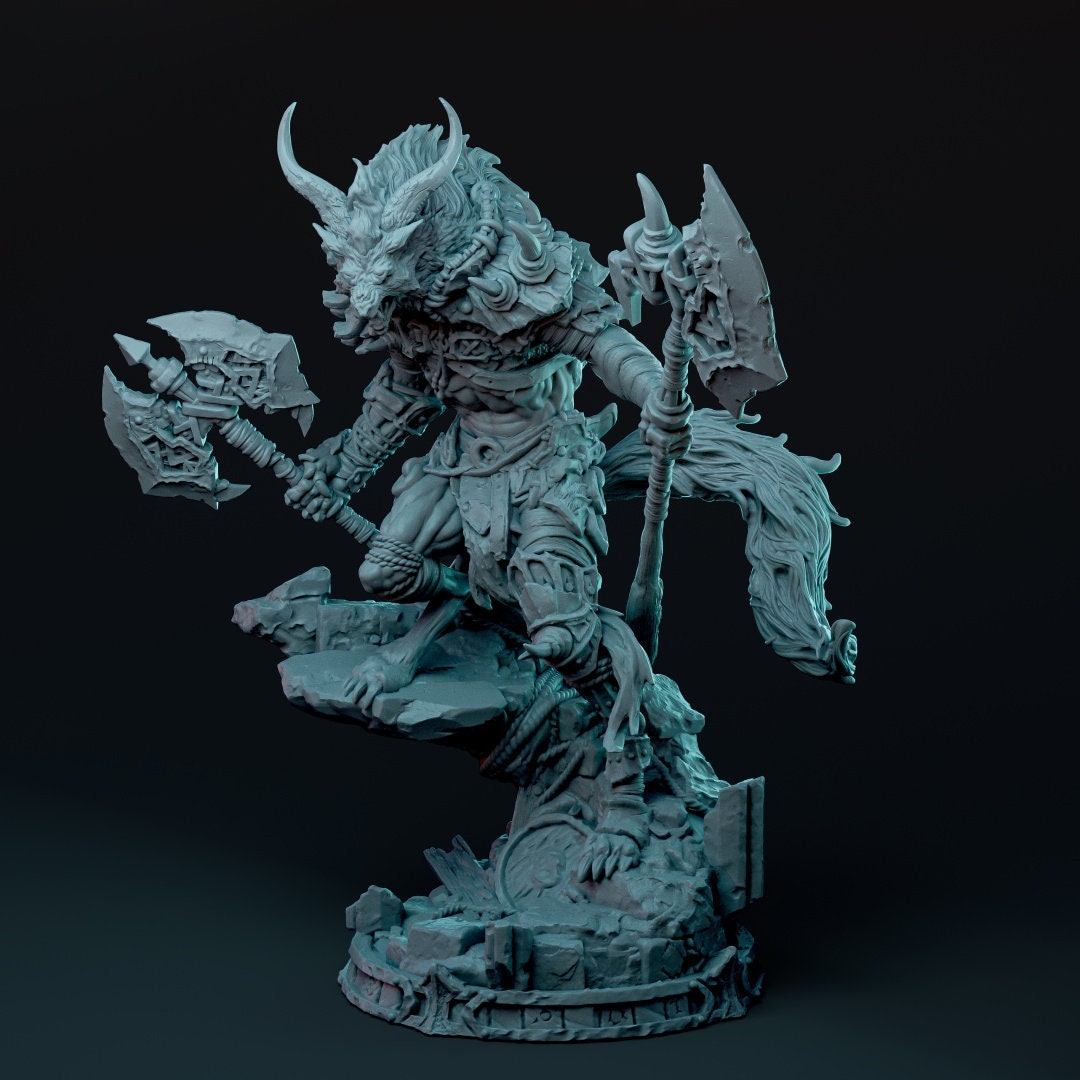 Ascendant Greatwolf Miniature Kit + Stats  | RPG Minis | D&D | DND | RPG | Tabletop Gaming |  From Witchsong Miniatures