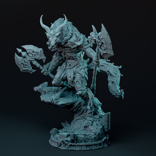 Ascendant Greatwolf Miniature Kit + Stats  | RPG Minis | D&D | DND | RPG | Tabletop Gaming |  From Witchsong Miniatures