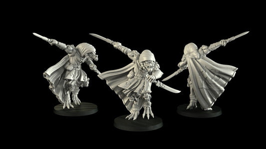 Dragonborn Rogue Miniature  | RPG Minis | D&D | DND | RPG | Tabletop Gaming |  From Cross Lances