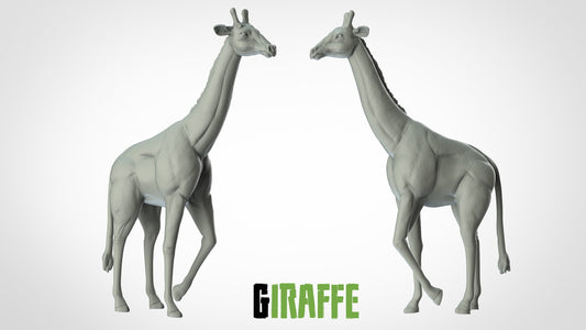 Giraffe Miniature  | RPG Minis | D&D | DND | RPG | Tabletop Gaming |  From 3D IPStudios