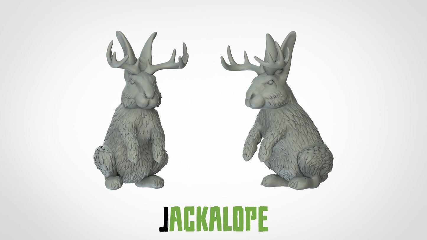 Jackalope Miniature  | RPG Minis | D&D | DND | RPG | Tabletop Gaming |  From 3D IPStudios