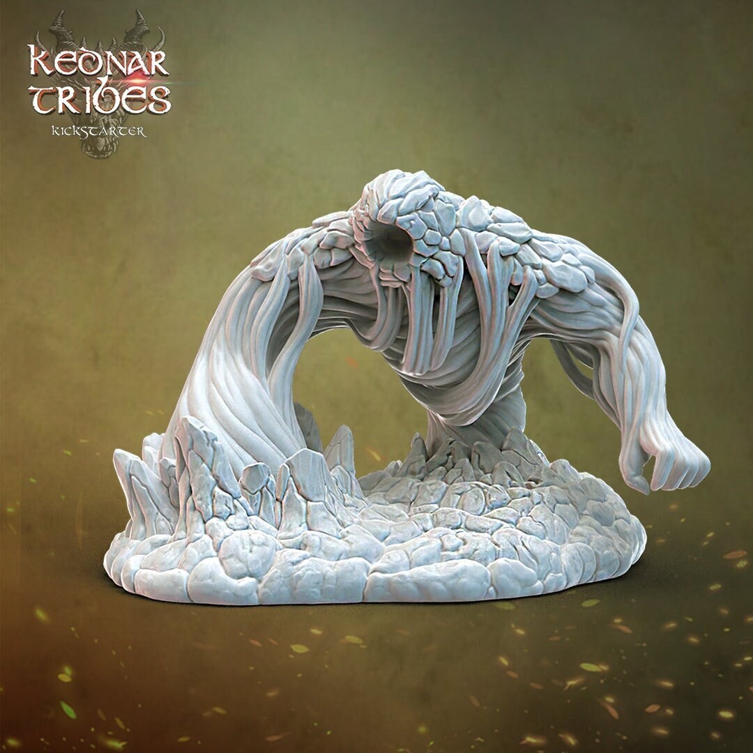 Lava Elemental Miniature  | RPG Minis | D&D | DND | RPG | Tabletop Gaming |  From Cursed Forge Miniatures