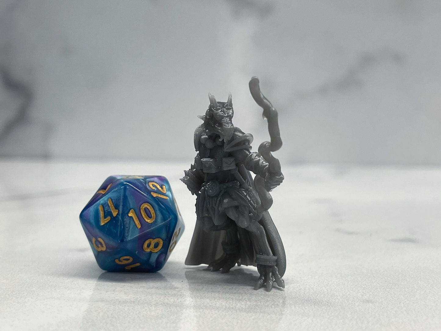 Dragonborn Ranger Miniature  | RPG Minis | D&D | DND | RPG | Tabletop Gaming |  From Cross Lances