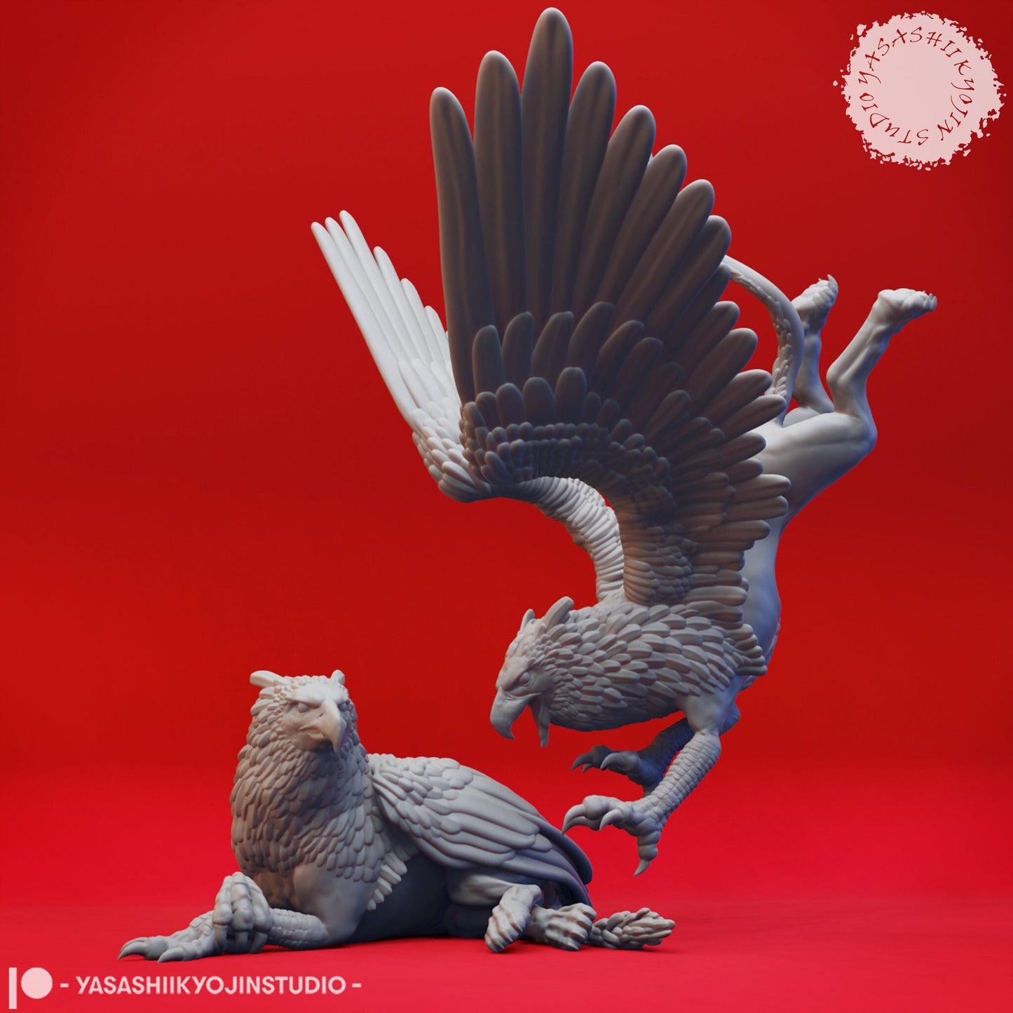 Griffin Miniatures  | RPG Minis | D&D | DND | RPG | Tabletop Gaming |  From Yasashii Kyojin Studios