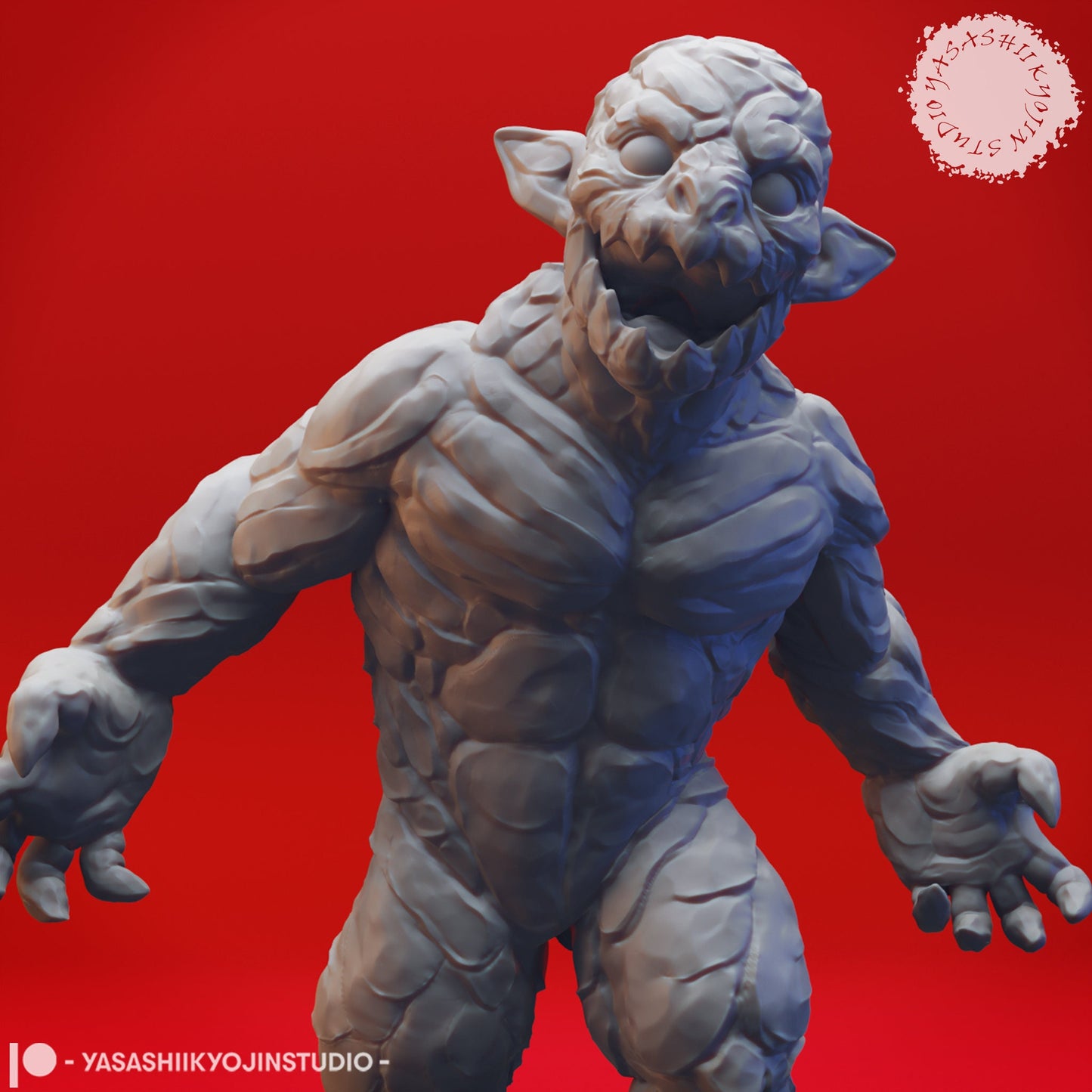 Magmin Miniature  | RPG Minis | D&D | DND | RPG | Tabletop Gaming |  From Yasashii Kyojin Studios