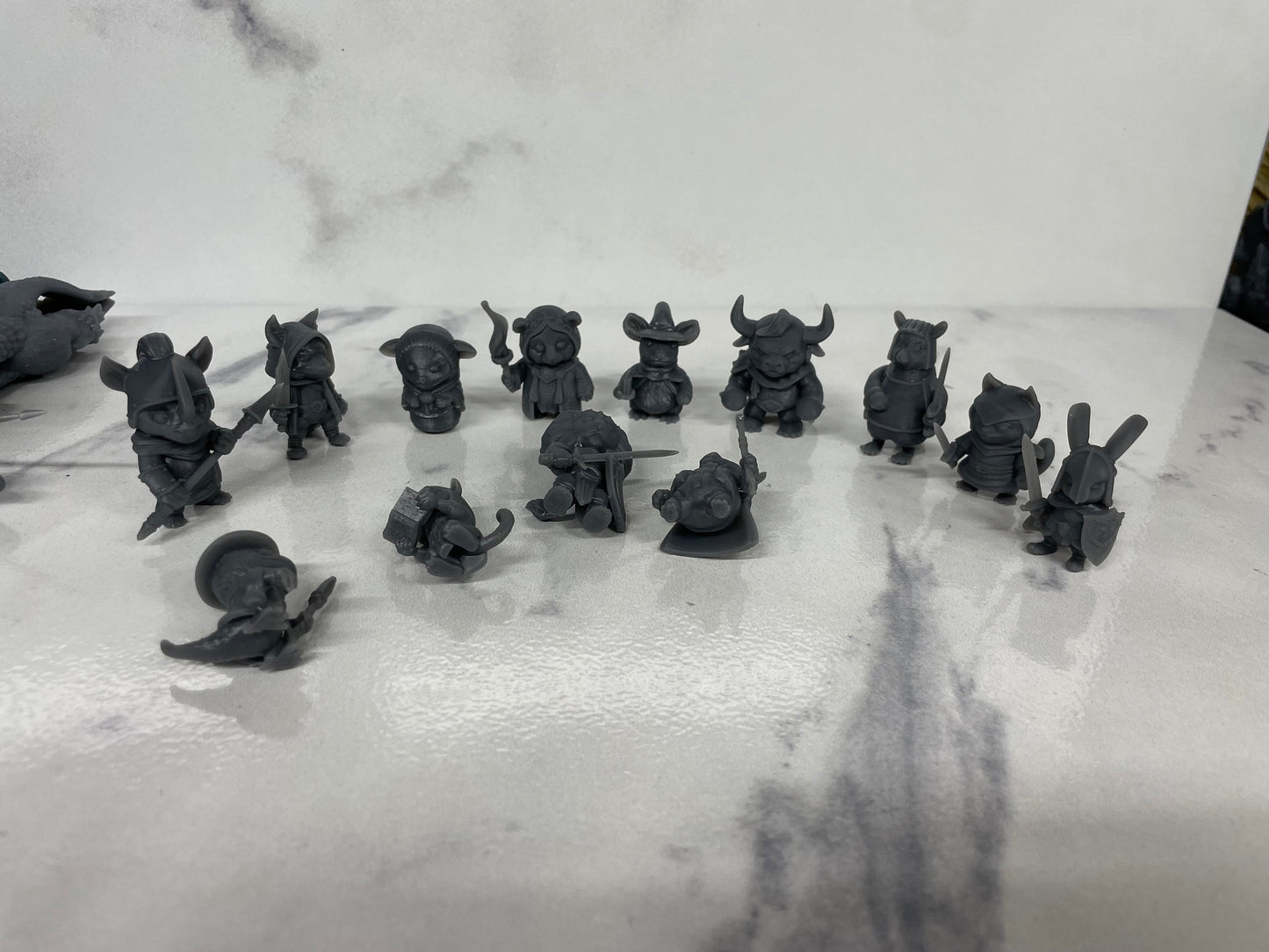 Pandafolk Cleric Miniature | D&D Bear Miniature | DnD Panda | RPG Grizzly | DND Cleric Miniature | RPG Druid | Tabletop Game Figurine