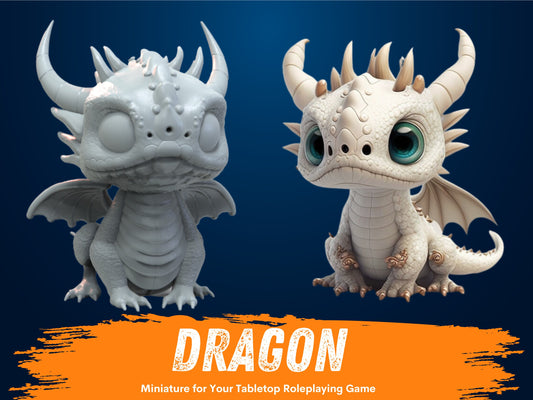 Dragon Miniature | D&D Dragon Miniature | DnD Ancient Dragon | RPG Young Dragon |DND Monster Miniature | RPG Wyrm
