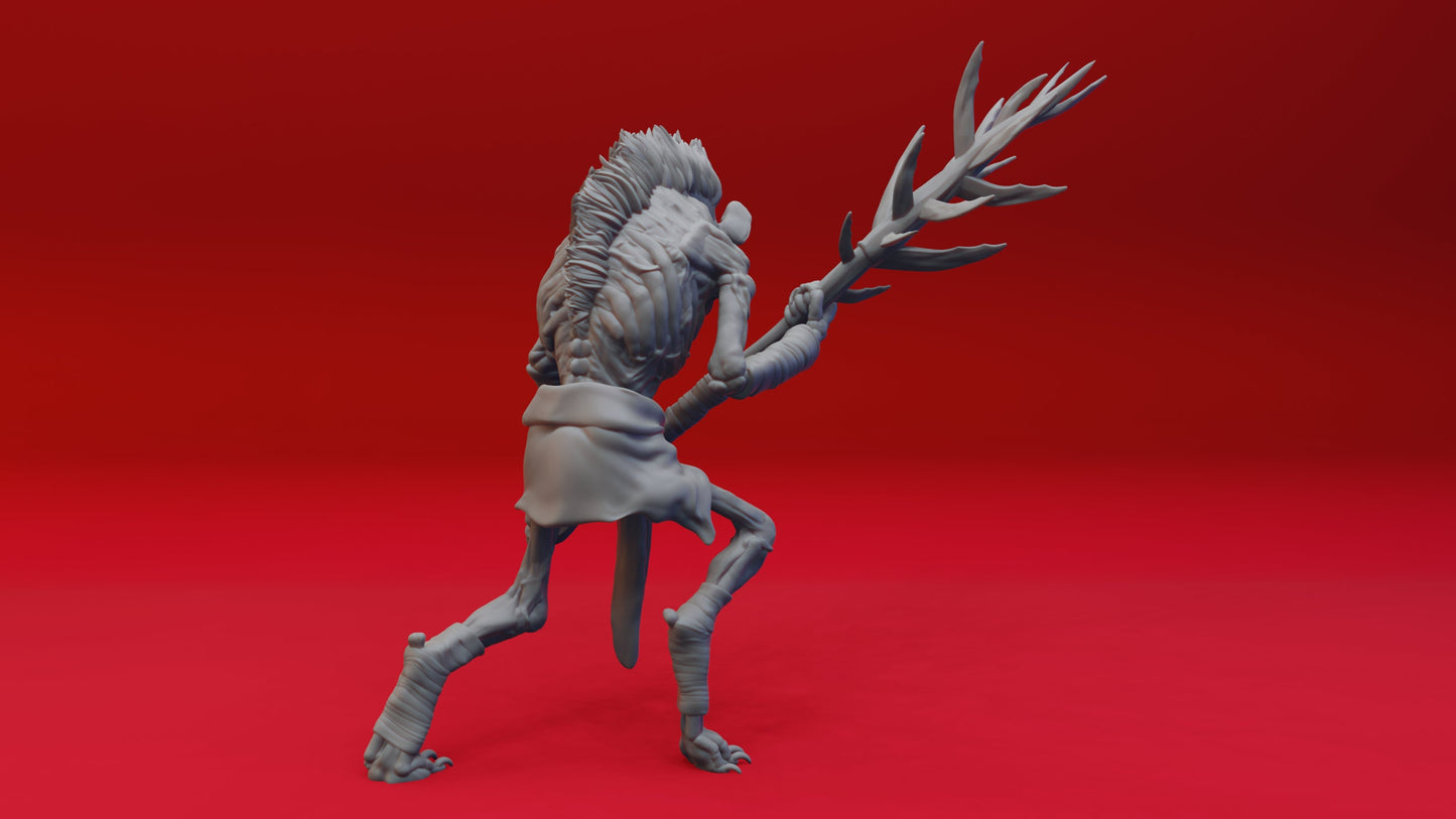 Witherlings Collection Miniatures | RPG Gnolls | D&D Gnoll | DND Witherlings | RPG Enemies | Tabletop Gaming | Skeletal Gnolls